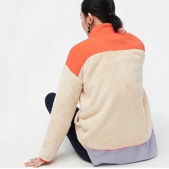 J.Crew Fuzzy Sherpa Fleece - Picture 2 of 7